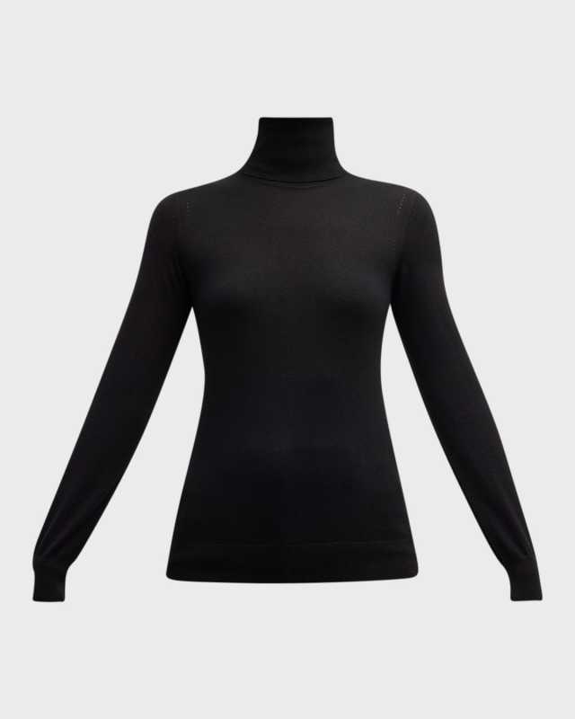 Featherweight Cashmere Turtleneck Sweater